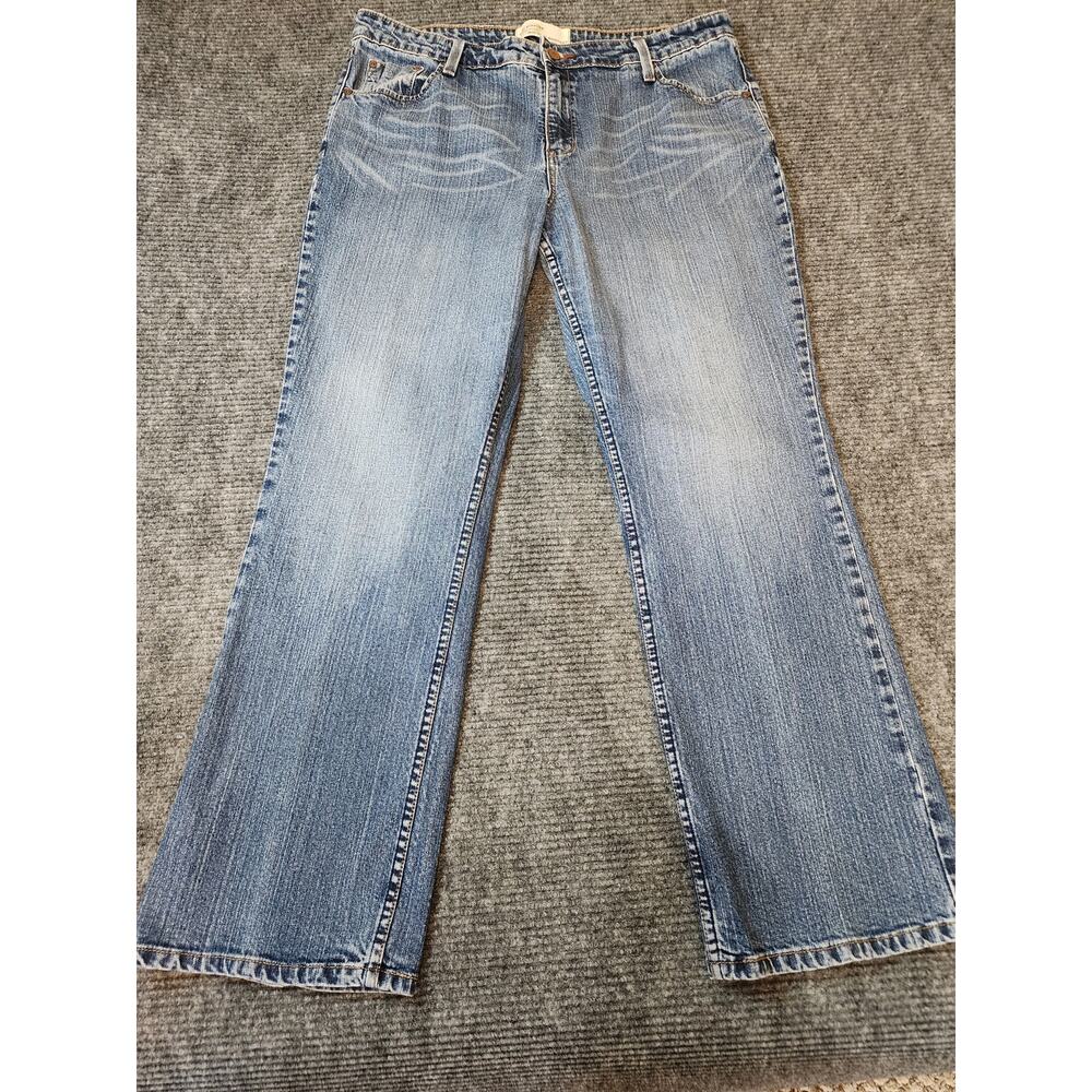 Levi Strauss Womens Size 18 Signature Mid Rise Bootcut Womens Blue Denim Jeans - Picture 3 of 15